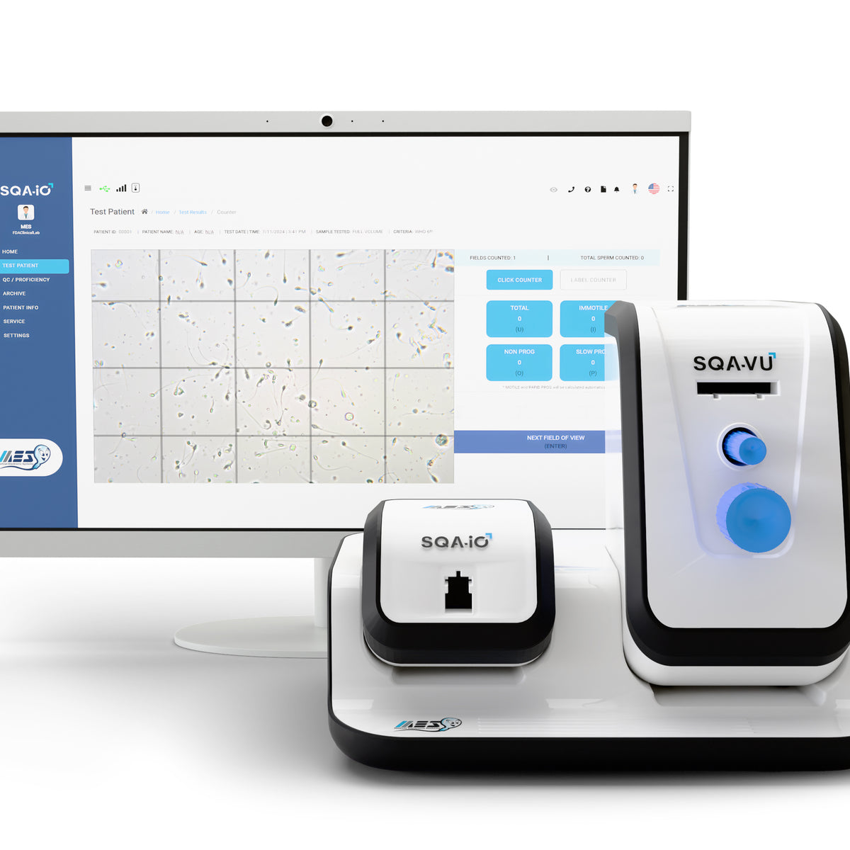Io Machine SQA-iO + VU Bundle – Medical Electronic Systems